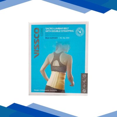 Vissco Core Sacro Lumbar Belt with Double Strapping Mild Support (0101) (XXL)