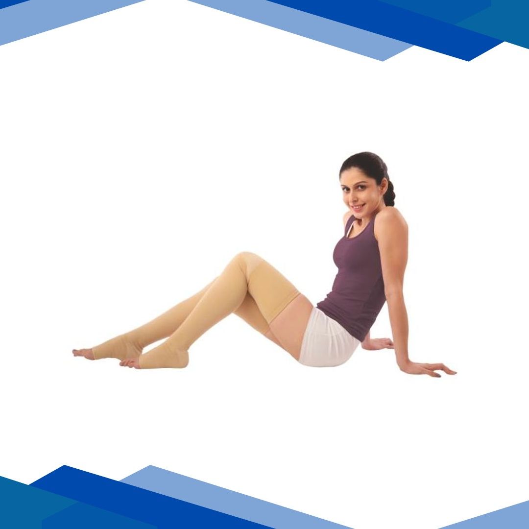 Vissco Medical Compression Adv. Stockings Open Toe and Class II (5701/5702) (M)