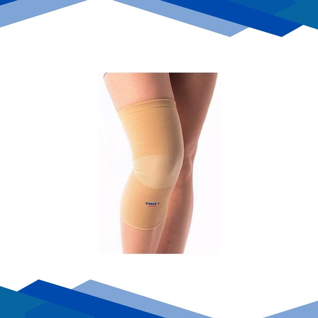 Vissco Patella Ribbed Elasticated Knee Cap (L) (0717)