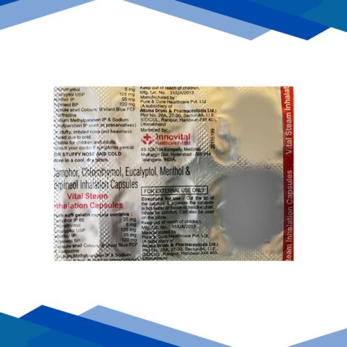 VITAL STEAM Inhalation Capsule 10’s