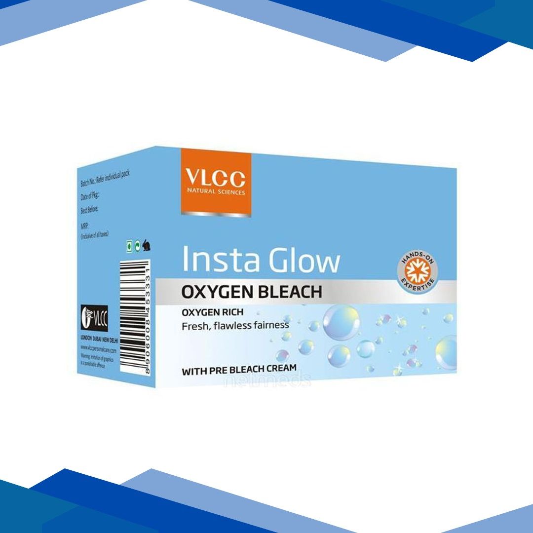 VLCC Insta Glow Oxygen Bleach Oxygen Rich 51.4 gm