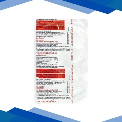 Vogligress M 0.2/500mg Tablet 10’S