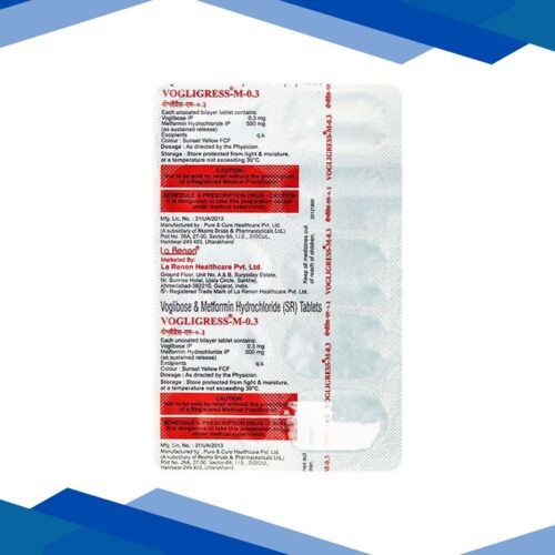 Vogligress M 0.3mg Tablet 10’S