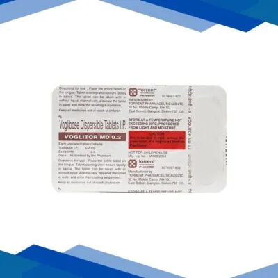 VOGLITOR MD 0.2mg Dispersible Tablet 15’s