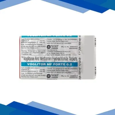 Voglitor MF Forte 0.2/1000mg Tablet 10’S