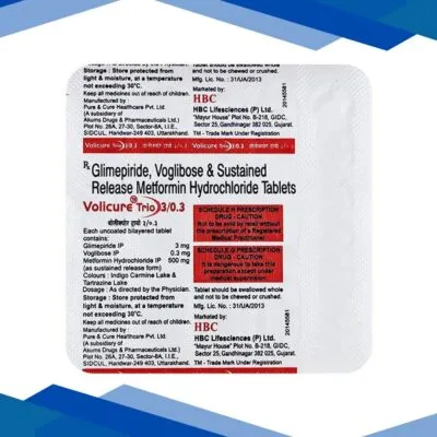 VOLICURE TRIO 3/0.3mg Tablet 15’s