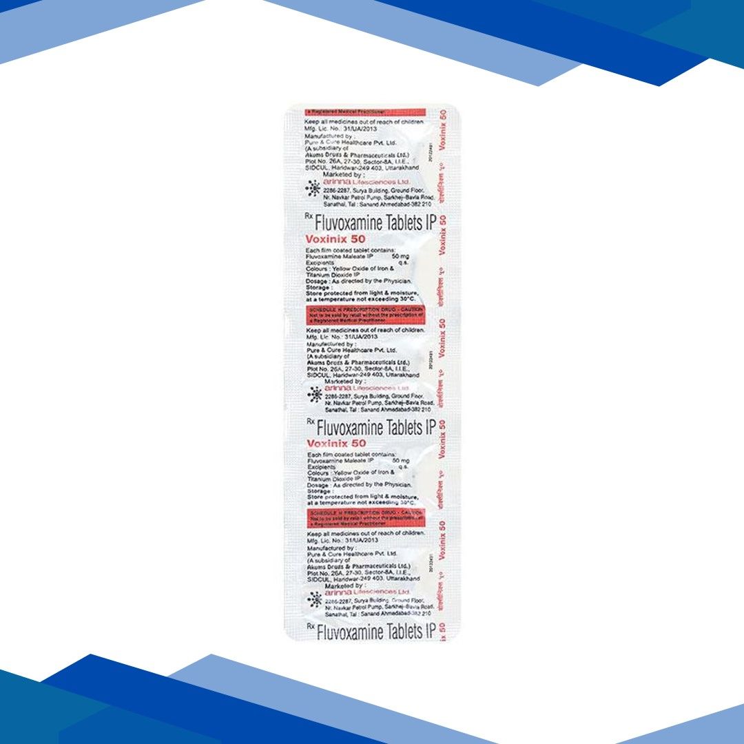 Voxinix 50mg Tablet 10’S