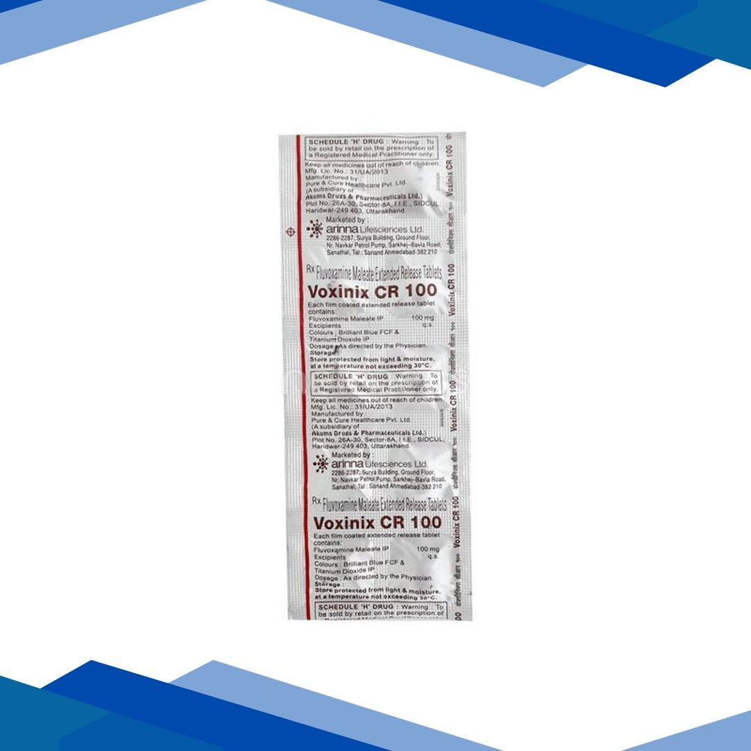 Voxinix CR 100mg Tablet 10’S