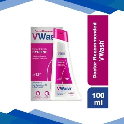 Vwash Expert Intimate Hygiene with Sea Buckthorn Oil and Tea Tree Oil 100ml