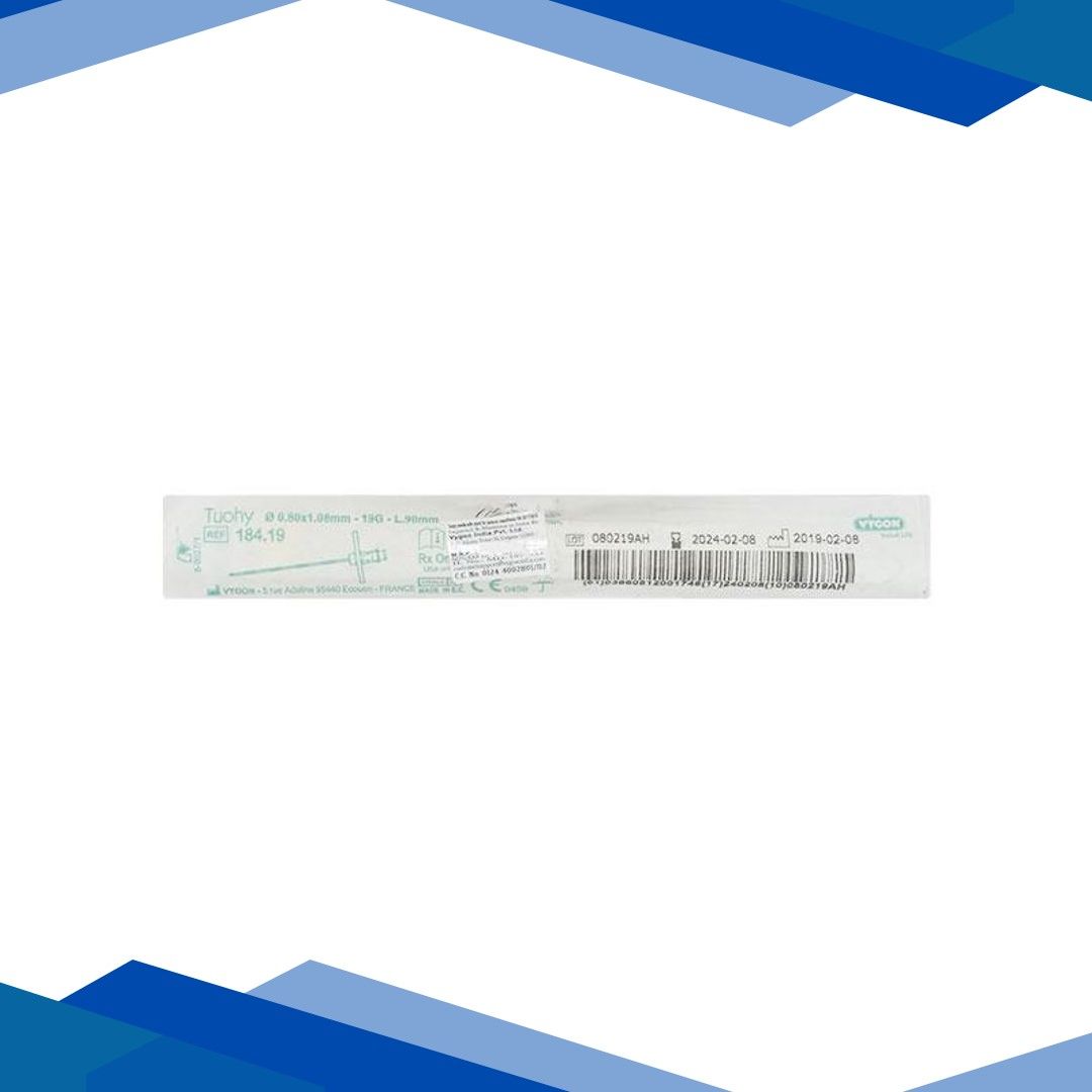 Vygon Tuohy Needle with Stylet (184.19) 1’s