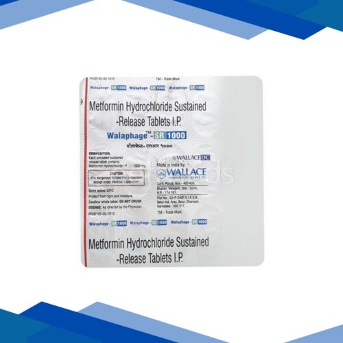 Walaphage SR 1gm Tablet 15’S