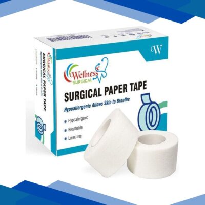 Wellness Microporous Surgical Paper Tape (1/2 inch x 9 mtr) 24’s