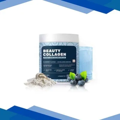 What’s Up Beauty Collagen Powder Certified Marine Titagen Type I & III. Spotless Skin. Blueberry 200 gm