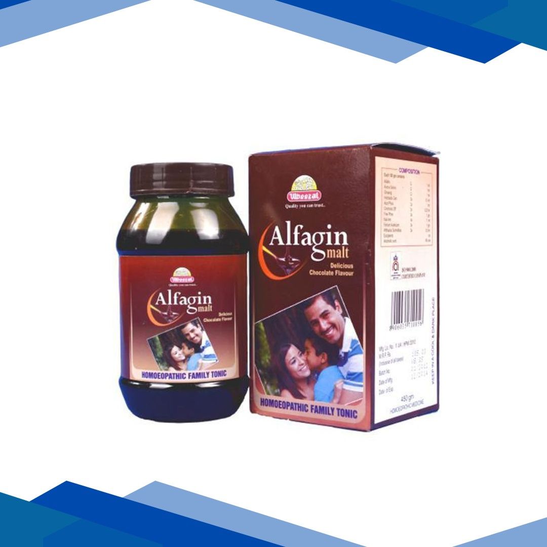 Wheezal Alfagin Malt Tonic 450GM