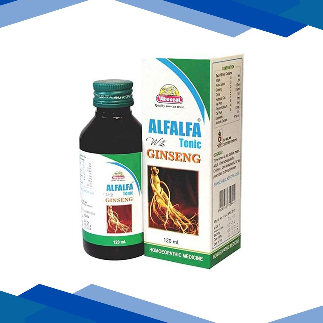 Wheezal Alfalfa With Ginseng Tonic 200ML