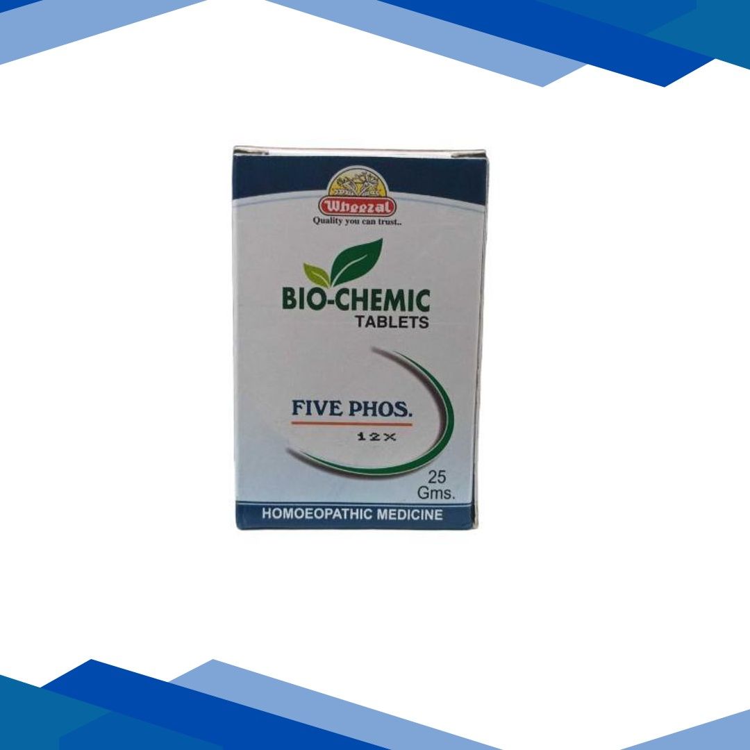 Wheezal Five Phos 12X Bio Chemic Tablets 25 g
