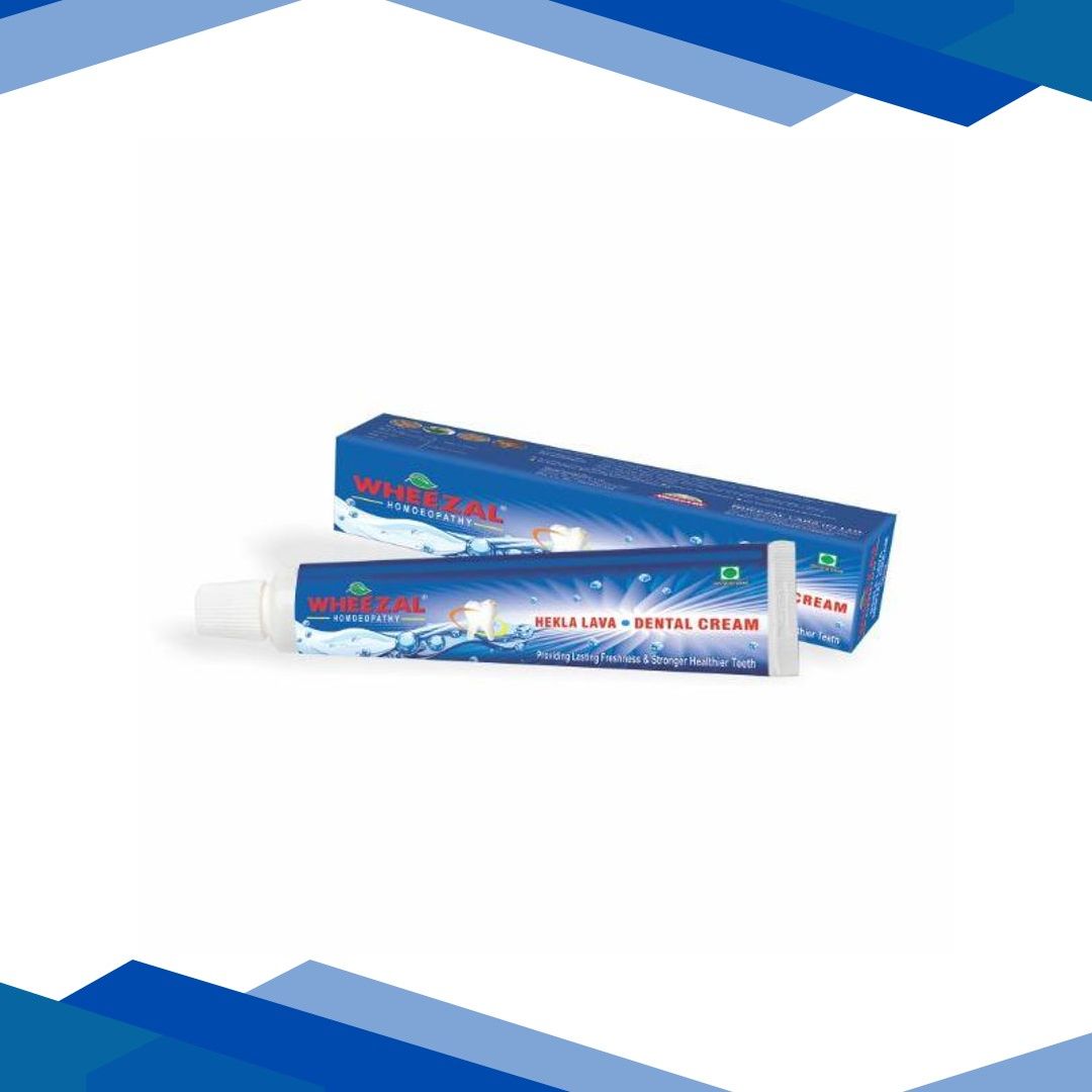Wheezal Hekla Lava Dental Cream Toothpaste 100 gm