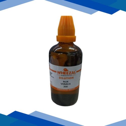 Wheezal Nux Vomica 200 Dilution 100 ml