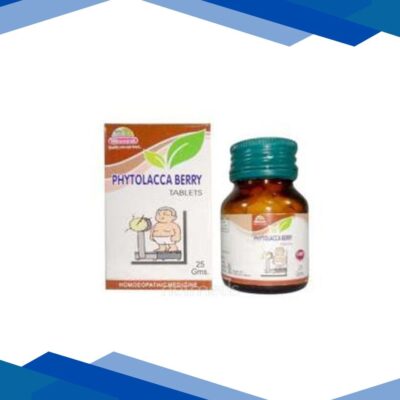 Wheezal Phytolacca Berry Tablet 25 gm