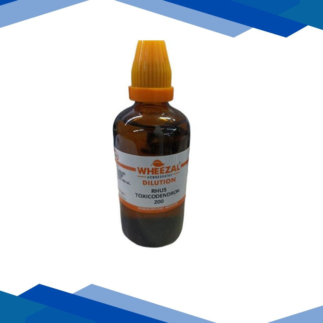 Wheezal Rhus Toxicodendron 200 Dilution 100 ml