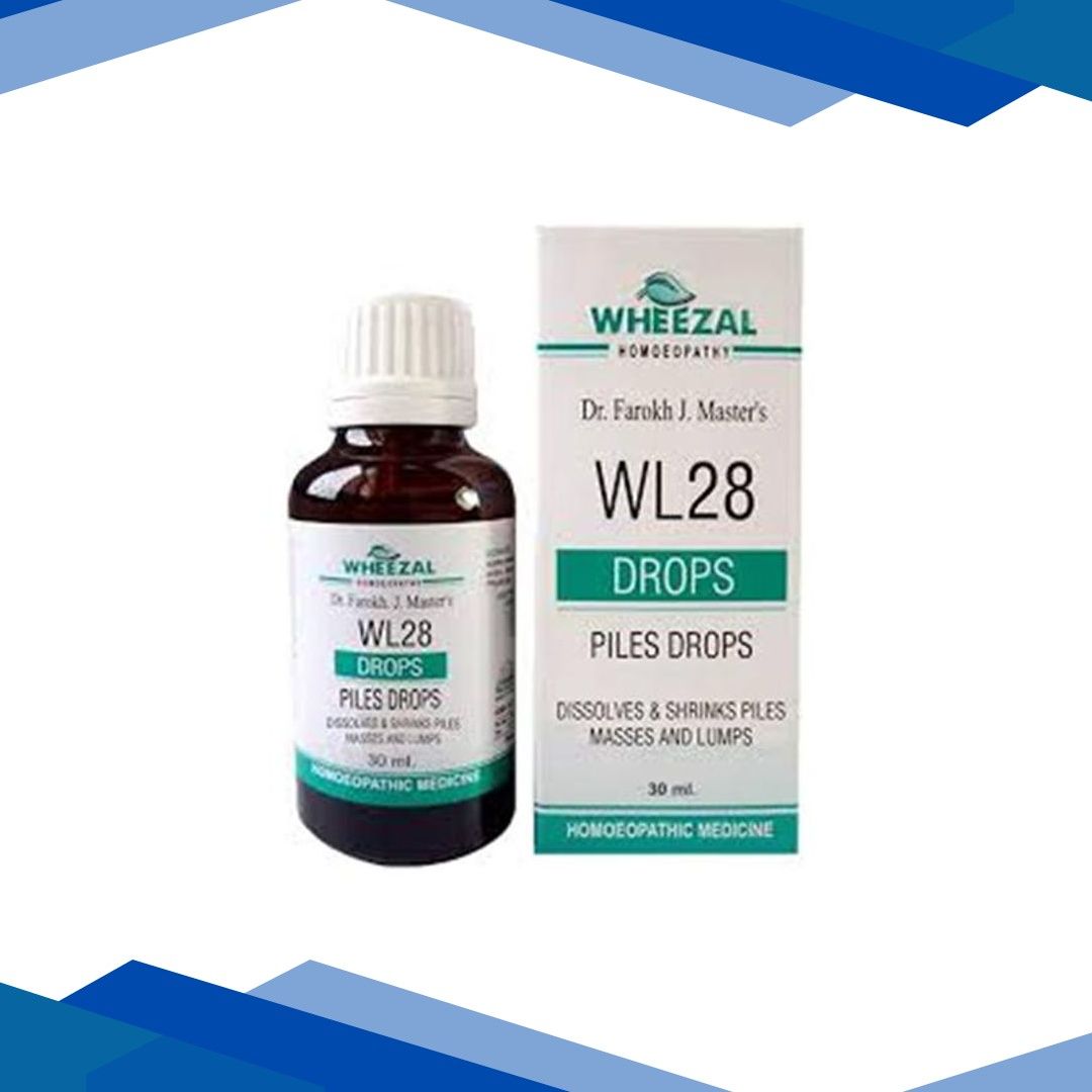 Wheezal WL-28 PYLAXO Piles Drops 30 ml