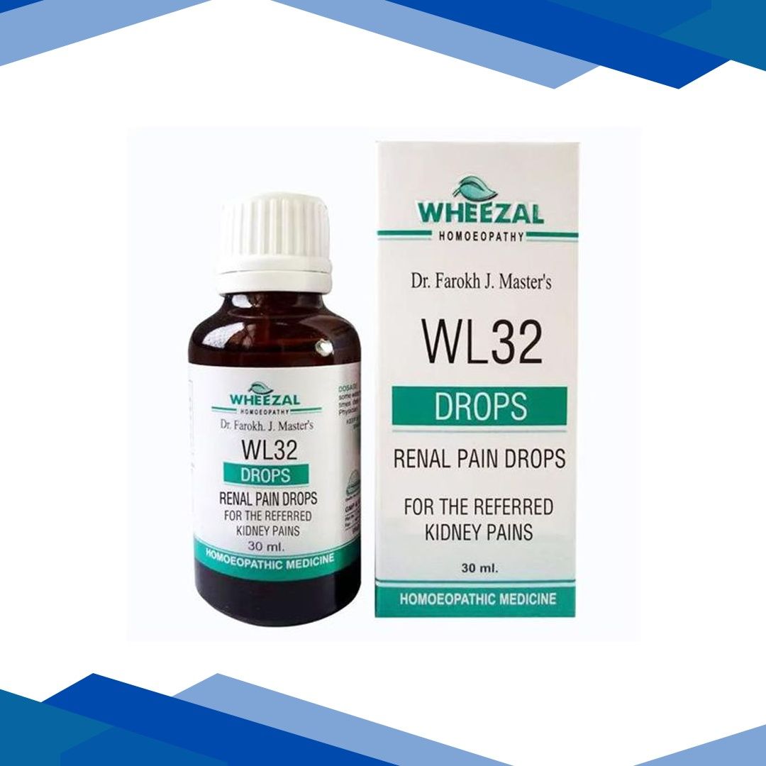 Wheezal Wl-32 Renal Pain Drops 30ML