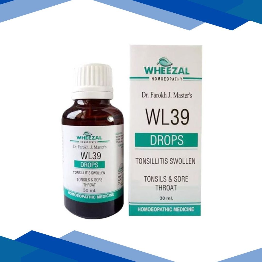 Wheezal Wl-39 Tonsillitis Drops 30ML