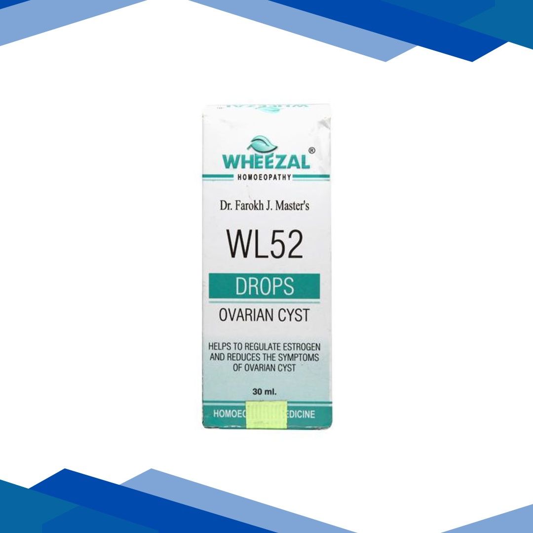 Wheezal Wl-52 Ovarian Cyst Drops 30ML