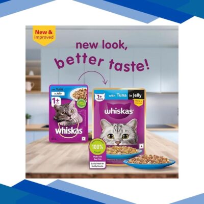 Whiskas Adult Tuna in Jelly (Pack of 80gm x 14) 1120 gm
