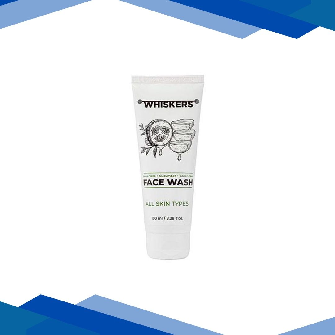 Whiskers Aloe Vera Face Wash 100 ml