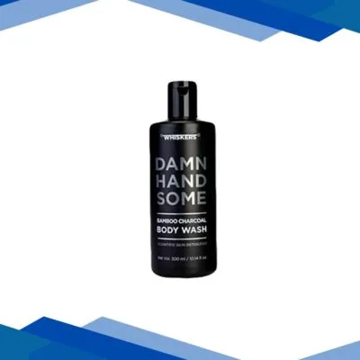Whiskers Bamboo Charcoal Body Wash 300 ml