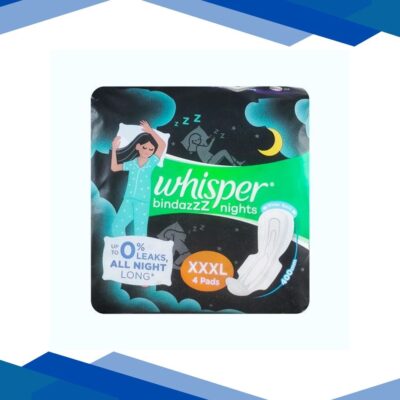 Whisper Bindazzz Nights Sanitary Pads (XXXL) 4’s