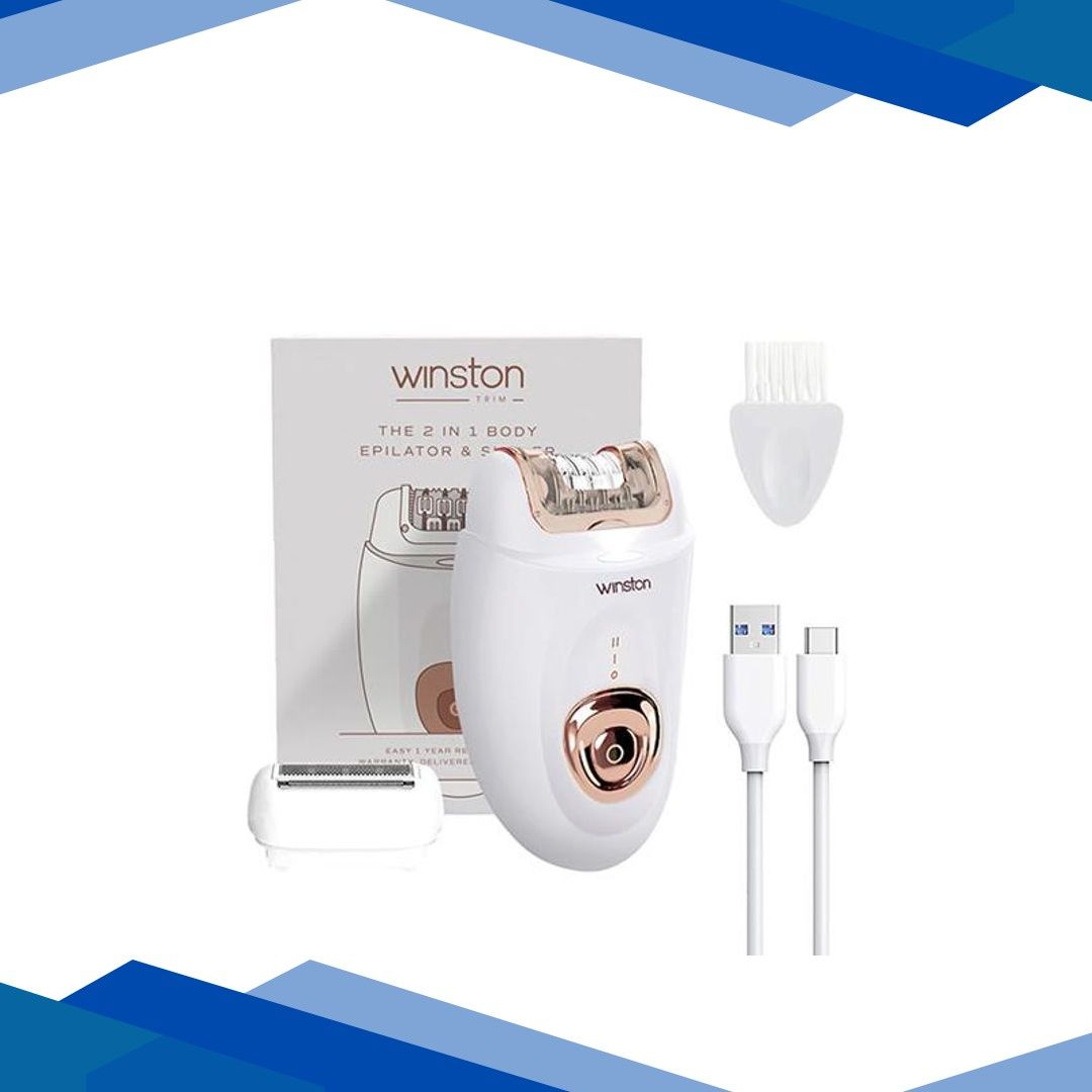 Winston 2 In 1 Body Epilator and Shaver Rechargeable Battery Operated 1’s