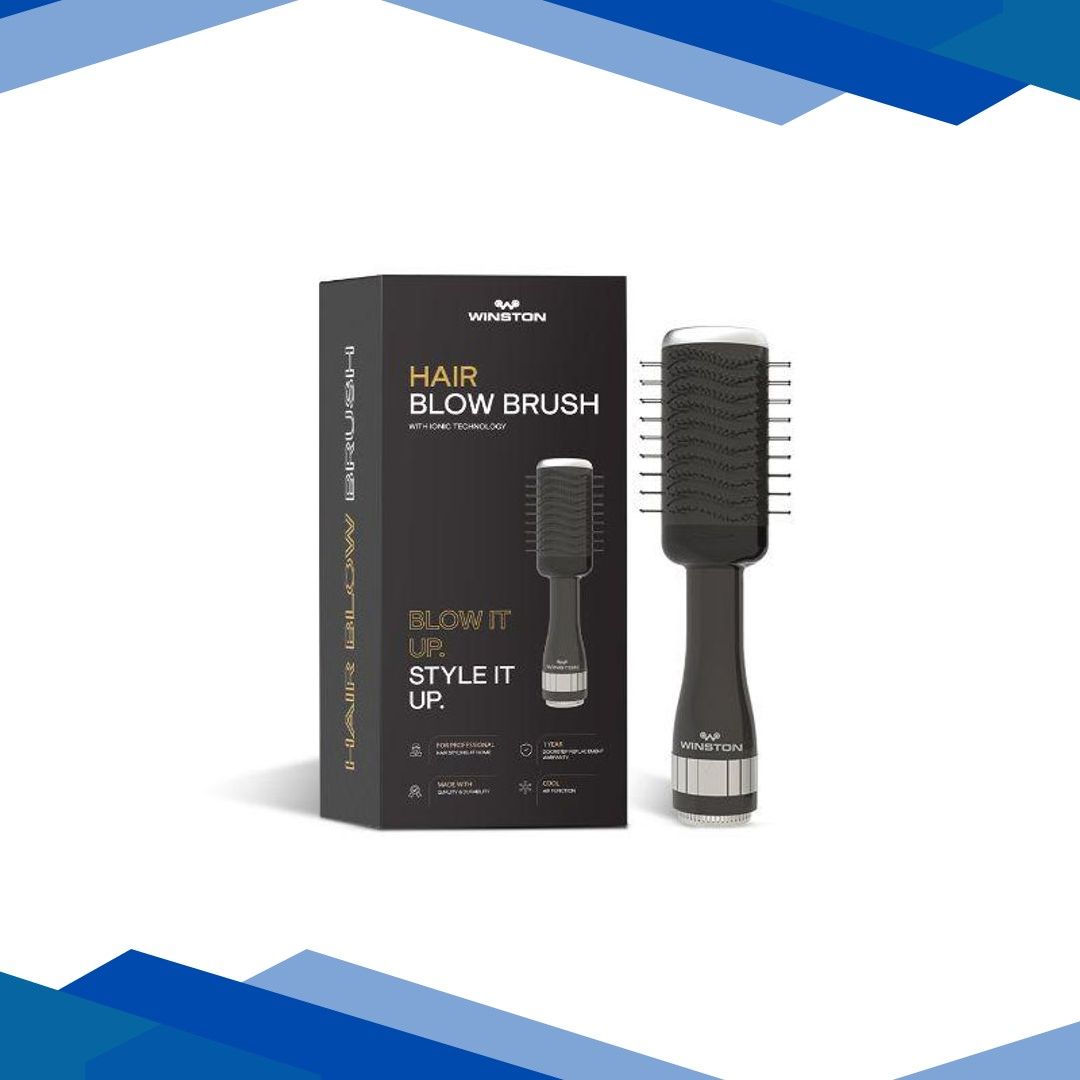 Winston Hair Blow Brush – Black