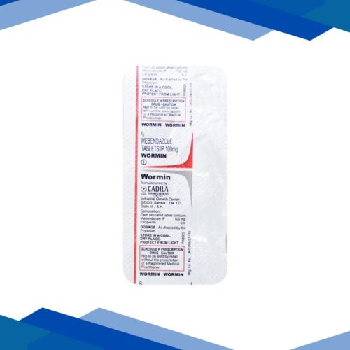 Wormin 100mg Tablet 6’S