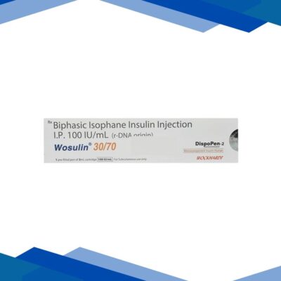 Wosulin 30/70 100IU Cartridge 1X3ml