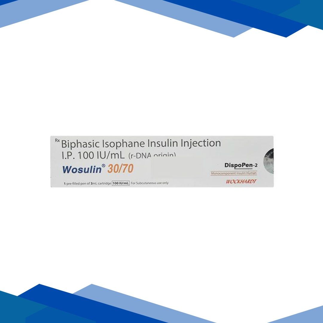 Wosulin 30/70 100IU Cartridge 1X3ml