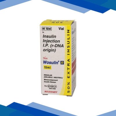 WOSULIN R NEW 40iu Injection 15ml