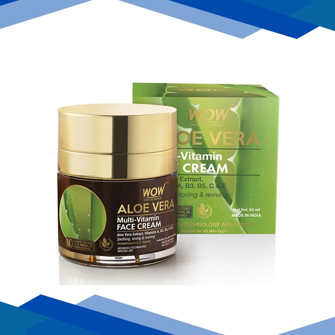 Wow Life Science Aloe Vera Multi-Vitamin Face Cream 50 ml