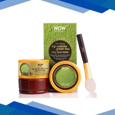 Wow Life Science Anti-Aging Fuji Matcha Green Tea Clay Face Mask 200 ml