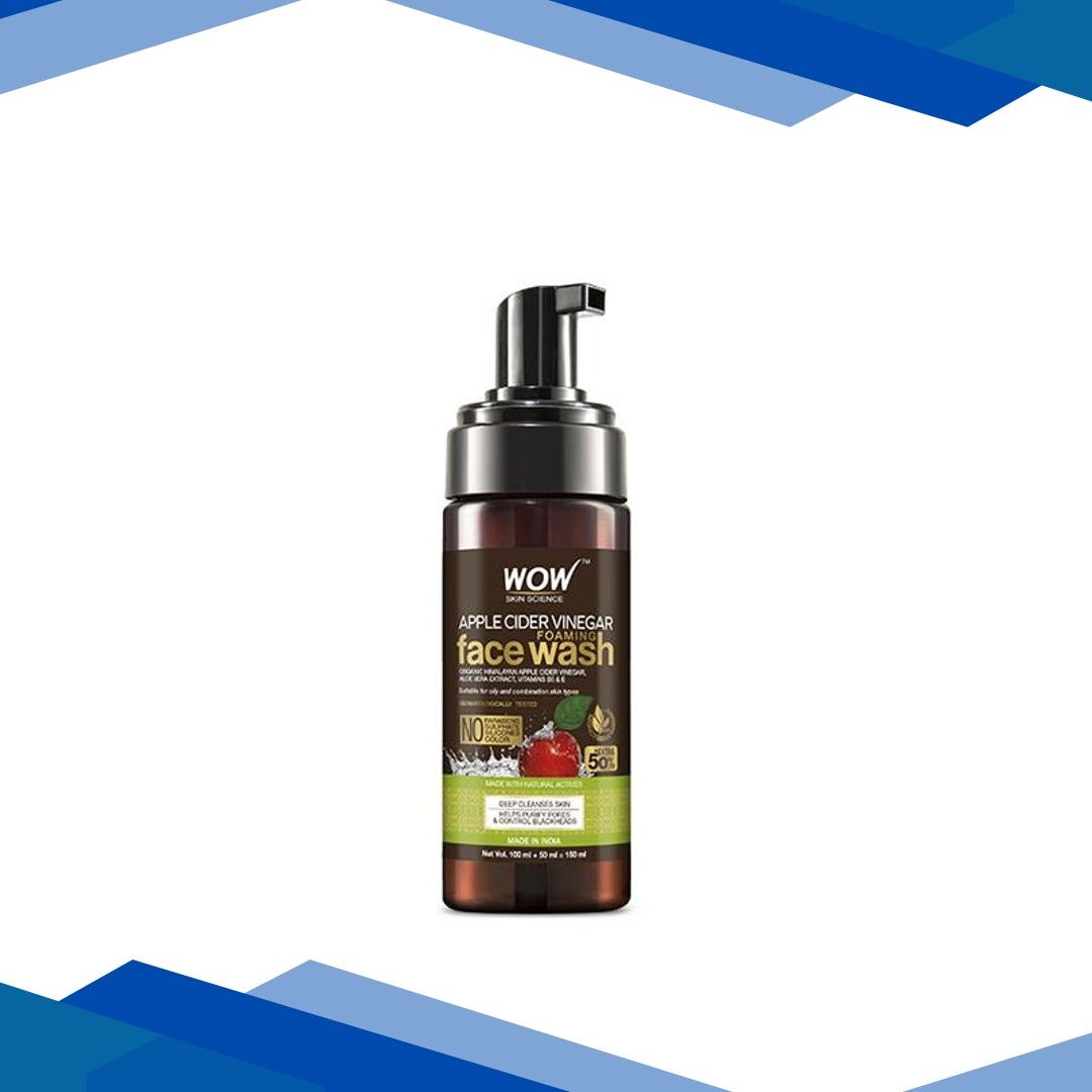 Wow Life Science Apple Cider Vinegar Foaming Face Wash 100 ml