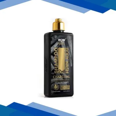 Wow Life Science Charcoal 2-in-1 Shampoo + Body Wash 250 ml