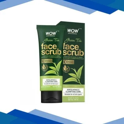 Wow Life Science Green Tea Face Scrub 100 ml