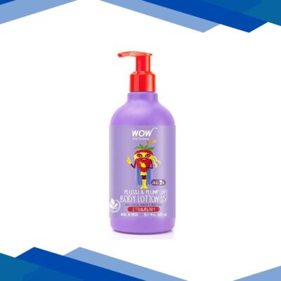 Wow Life Science Kids Plush & Plump Body Lotion – Strawberry – SPF 15 300 ml