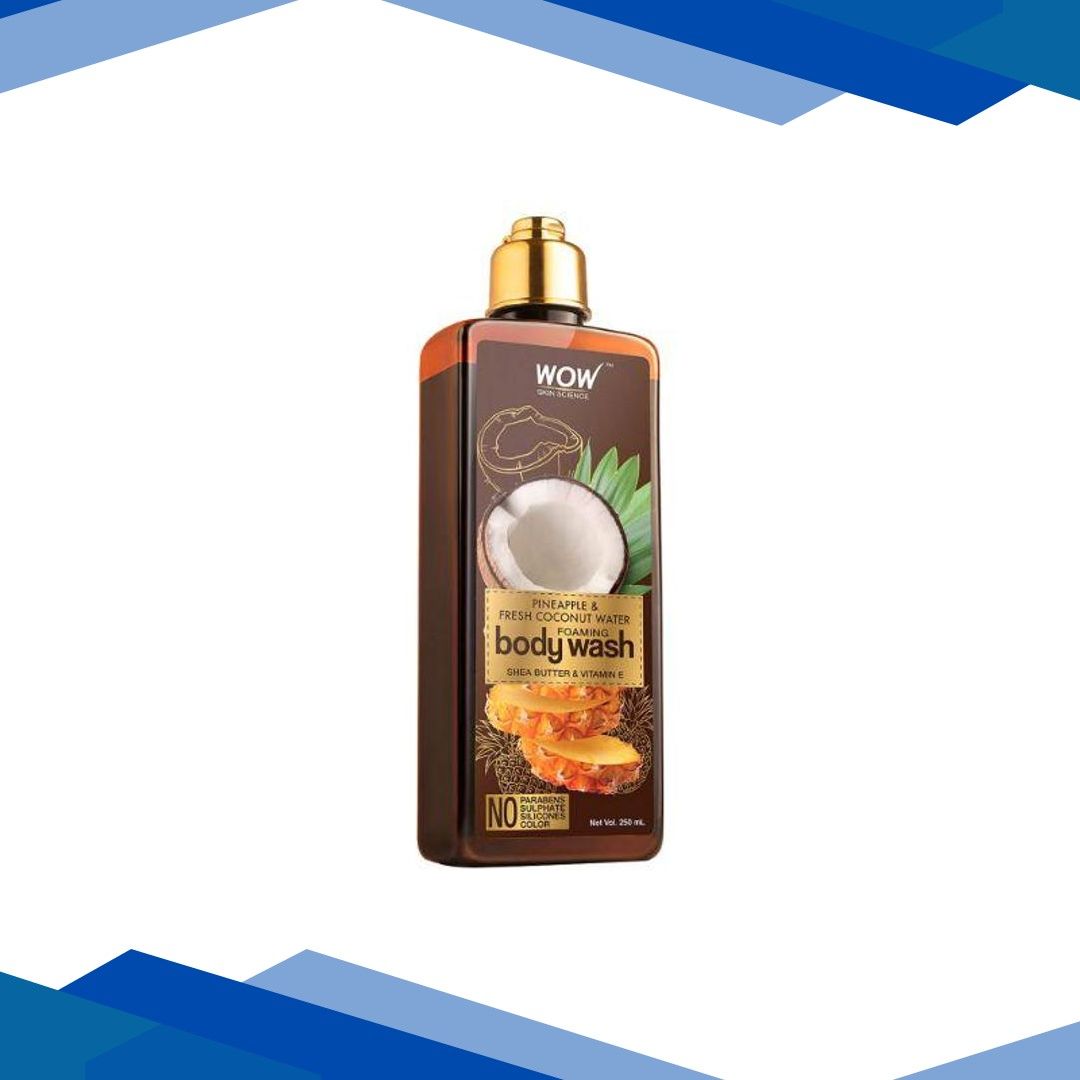 Wow Life Science Pineapple & Fresh Coconut Water Foaming Body Wash 250 ml