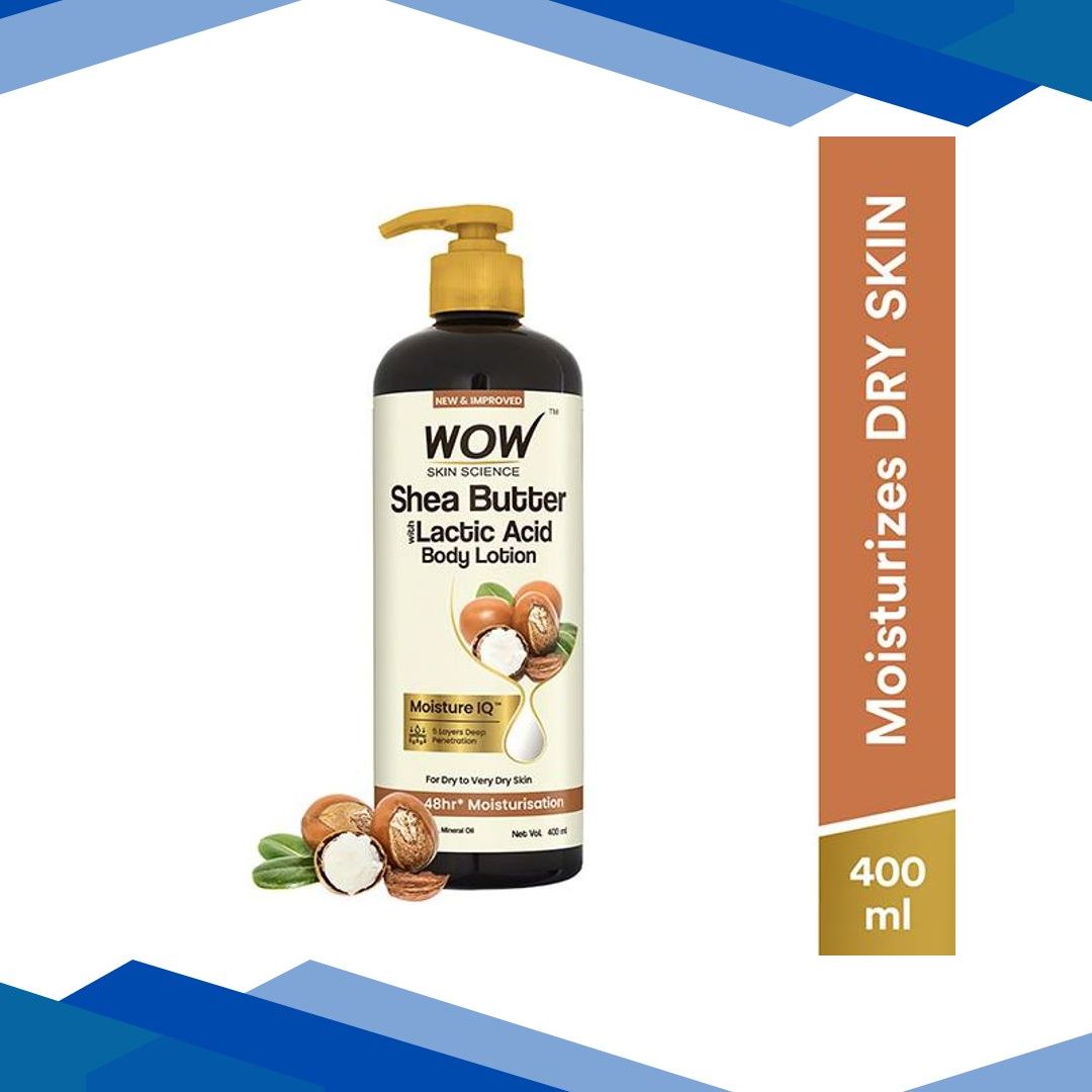 Wow Life Science Shea & Cocoa Butter Body Lotion 400 ml