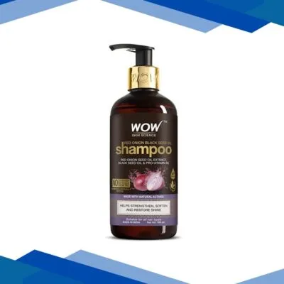 Wow Life Science Skin Science Red Onion Black Seed Oil Shampoo & Conditioner (300ml +300ml) 600ml 1’s