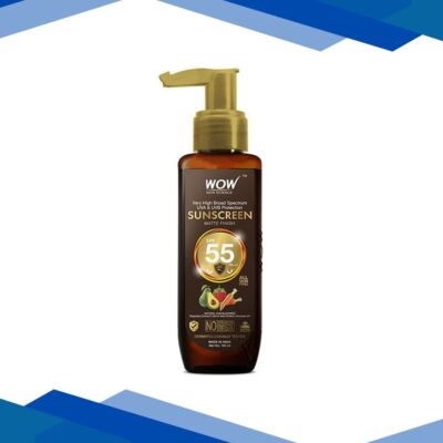 Wow Life Science Sunscreen Matte Finish – SPF 55 PA+++ Broad Spectrum 100ml