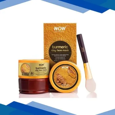 Wow Life Science Turmeric Clay Face Mask 200 ml