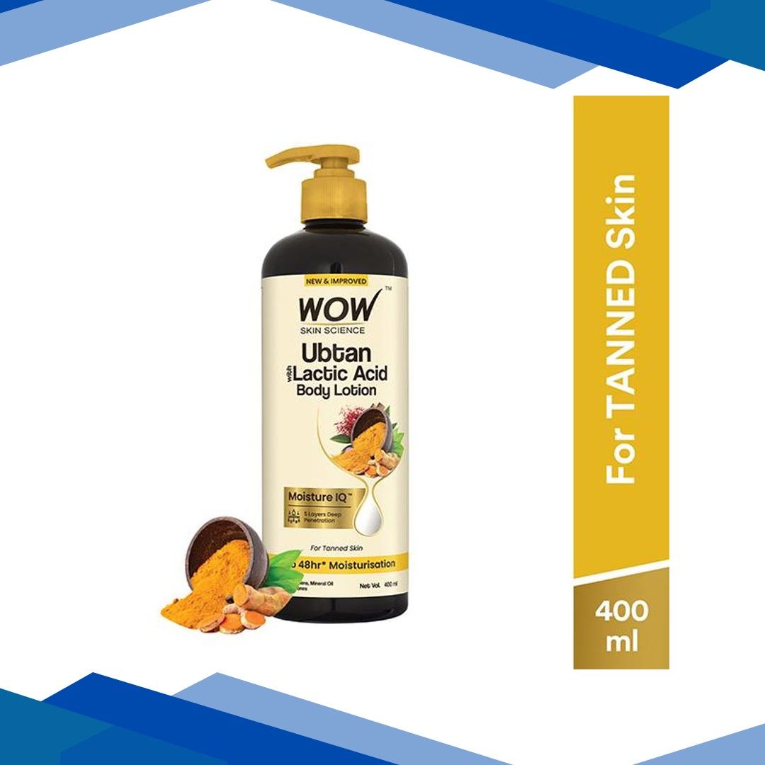 Wow Life Science Ubtan Body Lotion 400 ml